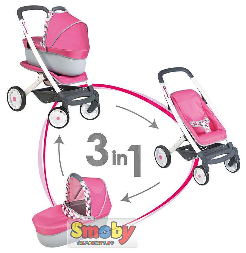    Smoby Quinny 3 in 1 | : SM253197