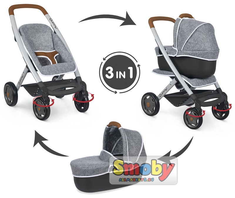 -   Smoby MC&Quinny 3 in 1 | : SM253104